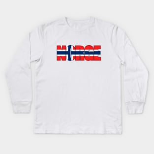 Norway Kids Long Sleeve T-Shirt